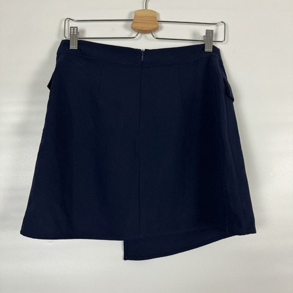 Superdown x Revolve Lizette Double Breasted Mini Skirt Navy Blue Women Size M - Picture 10 of 11